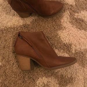 Brown booties